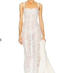 Helsa The Lace Column Dress